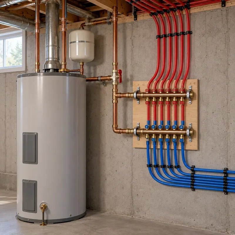 Connect, pressure-test and inspect